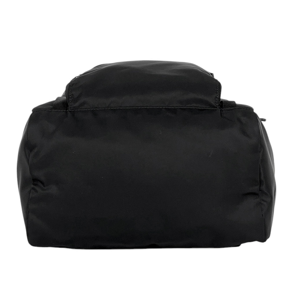 プラダ ロゴプレート リュックサック バッグパック デイパック リュック テスートナイロン ネロ(ブラック) 1BZ039 レディース 【中古】