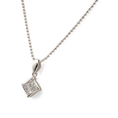 レディース ネックレス プラチナ ペンダント ダイヤモンド 中古 nbjwl