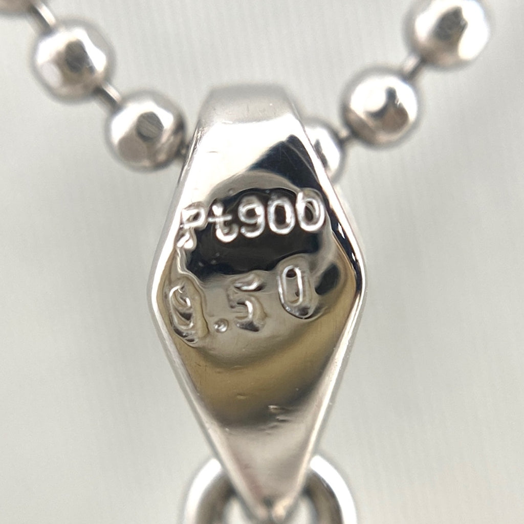 レディース ネックレス プラチナ ペンダント ダイヤモンド 中古 nbjwl