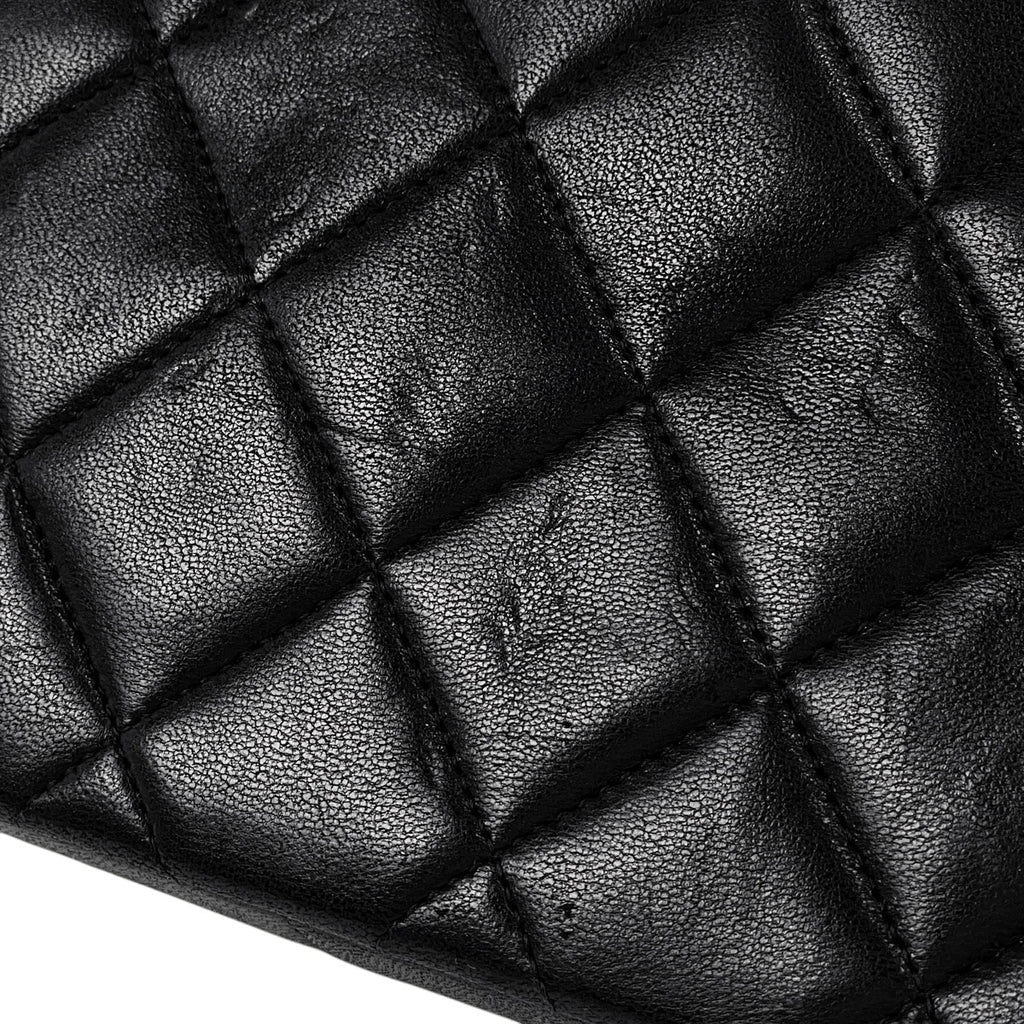 シャネル ダイアナ マトラッセ シングルフラップ チェーン ショルダーバッグ ココマーク ショルダーバッグ レザー ブラック A01165 レディース 【中古】brbag