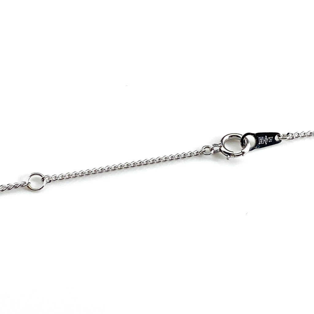 フラワーモチーフ デザインネックレス プラチナ ペンダント メレダイヤ 花 ネックレス Pt850 ダイヤモンド レディース 【中古】nbjwl