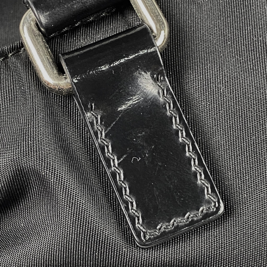 プラダ ロゴ トートバッグ 肩掛け ハンドバッグ トートバッグ ナイロン ネロ(ブラック) レディース 【中古】brbag