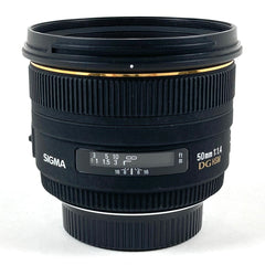 シグマ SIGMA 50mm F1.4 EX DG HSM (ニコンF用) 一眼カメラ用レンズ（オートフォーカス） 【中古】cambb