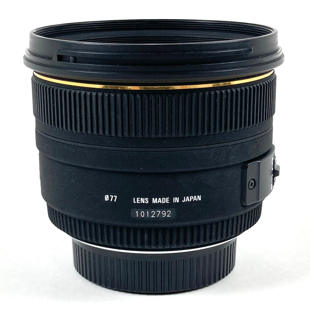 シグマ SIGMA 50mm F1.4 EX DG HSM (ニコンF用) 一眼カメラ用レンズ（オートフォーカス） 【中古】cambb