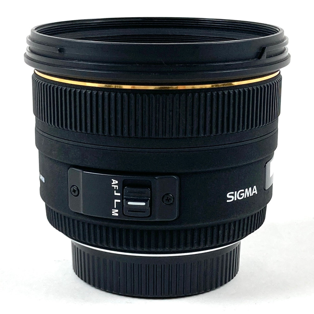 シグマ SIGMA 50mm F1.4 EX DG HSM (ニコンF用) 一眼カメラ用レンズ（オートフォーカス） 【中古】cambb