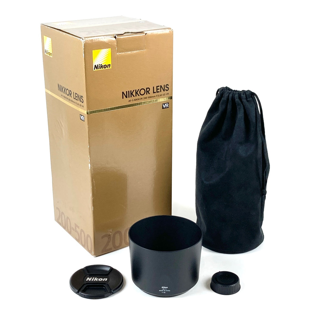 ニコン Nikon AF-S NIKKOR 200-500mm F5.6E ED VR 一眼カメラ用レンズ（オートフォーカス） 【中古】cambb