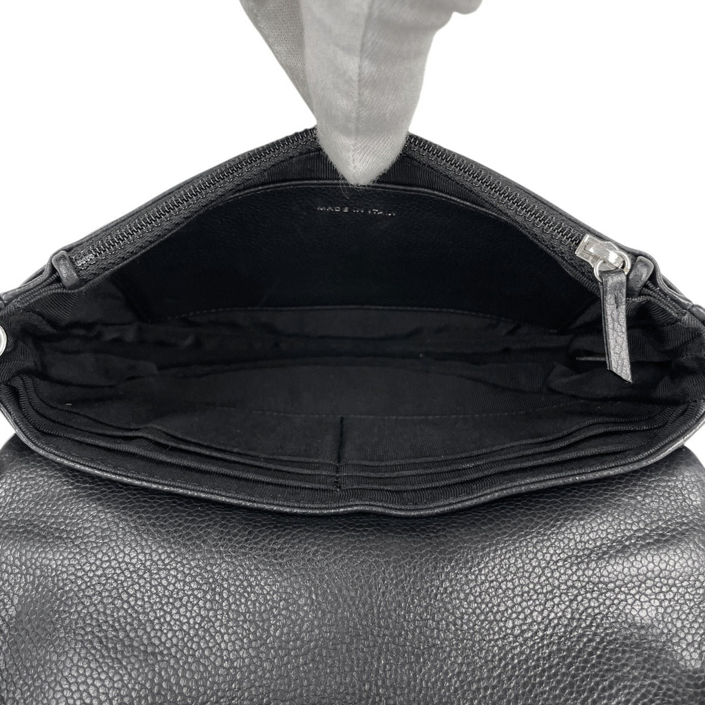 シャネル ココマーク チェーン ウォレット ショルダーバッグ ブラック レディース 【中古】brbag