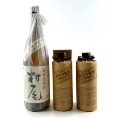【東京都内限定お届け】 3本 村尾酒造 黒木本店 いも 麦 720ml 焼酎セット 【古酒】liqbb