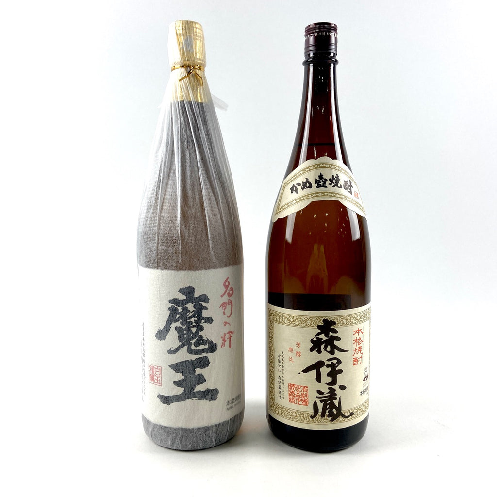 【東京都内限定お届け】 2本 白玉醸造 森伊蔵 いも 1800ml 焼酎セット 【古酒】liqbb
