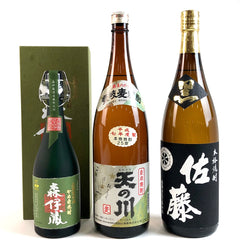 【東京都内限定お届け】 3本 森伊蔵 天の川酒造 佐藤酒造 麦 1800ml いも焼酎 【古酒】 liqbb