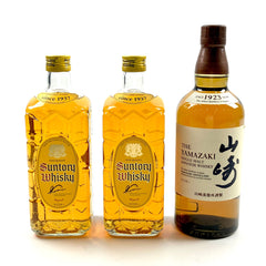 【東京都内限定お届け】 3本 サントリー SUNTORY ファインクオリティ 向獅子 角瓶 ファインクオリティ 向獅子 角瓶 山崎 シングルモルト ジャパニーズ 700ml ウイスキー セット 【古酒】 liqbb
