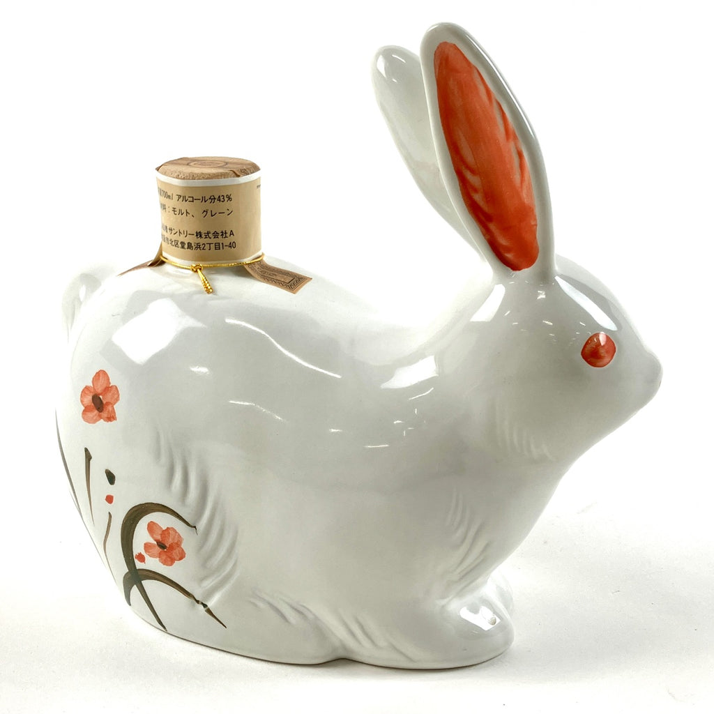 【東京都内限定お届け】 3本 サントリー SUNTORY オールド 干支ボトル 卯 1987年 陶器 オールド 申 ベリーレアオールド 700ml ウイスキー セット 【古酒】 liqbb