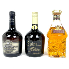 【東京都内限定お届け】 3本 サントリー SUNTORY スペシャルリザーブ エクセレンス リミテッド スペシャルリザーブ 10年 750ml ウイスキー セット 【古酒】