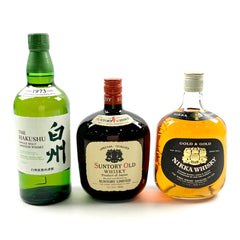 【東京都内限定お届け】 3本 サントリー ニッカ 700ml ウイスキー セット 【古酒】liqbb