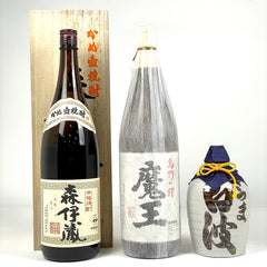 【東京都内限定お届け】 3本 薩摩酒造 白玉醸造 森伊蔵 芋焼酎 1800ml 焼酎セット 【古酒】liqbb