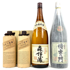 【東京都内限定お届け】 4本 太久保酒造 森伊蔵 黒木本店 麦焼酎	芋焼酎 1800ml 焼酎セット 【古酒】liqbb