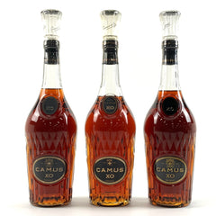 3本 カミュ CAMUS XO ロングネック コニャック 700ml ブランデー セット 【古酒】