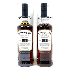 2本 ボウモア BOWMORE 12年 18年 現行 700ml ウイスキー セット 【古酒】