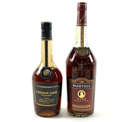 2本 マーテル MARTELL VSOP メダイヨン コルドン ノワール ナポレオン グリーンボトル 1130ml ブランデー セット 【古酒】