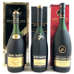 3本 レミーマルタン REMY MARTIN VSOP 旧 VSOP スペリオール VSOP 旧旧旧 700ml ブランデー セット 【古酒】
