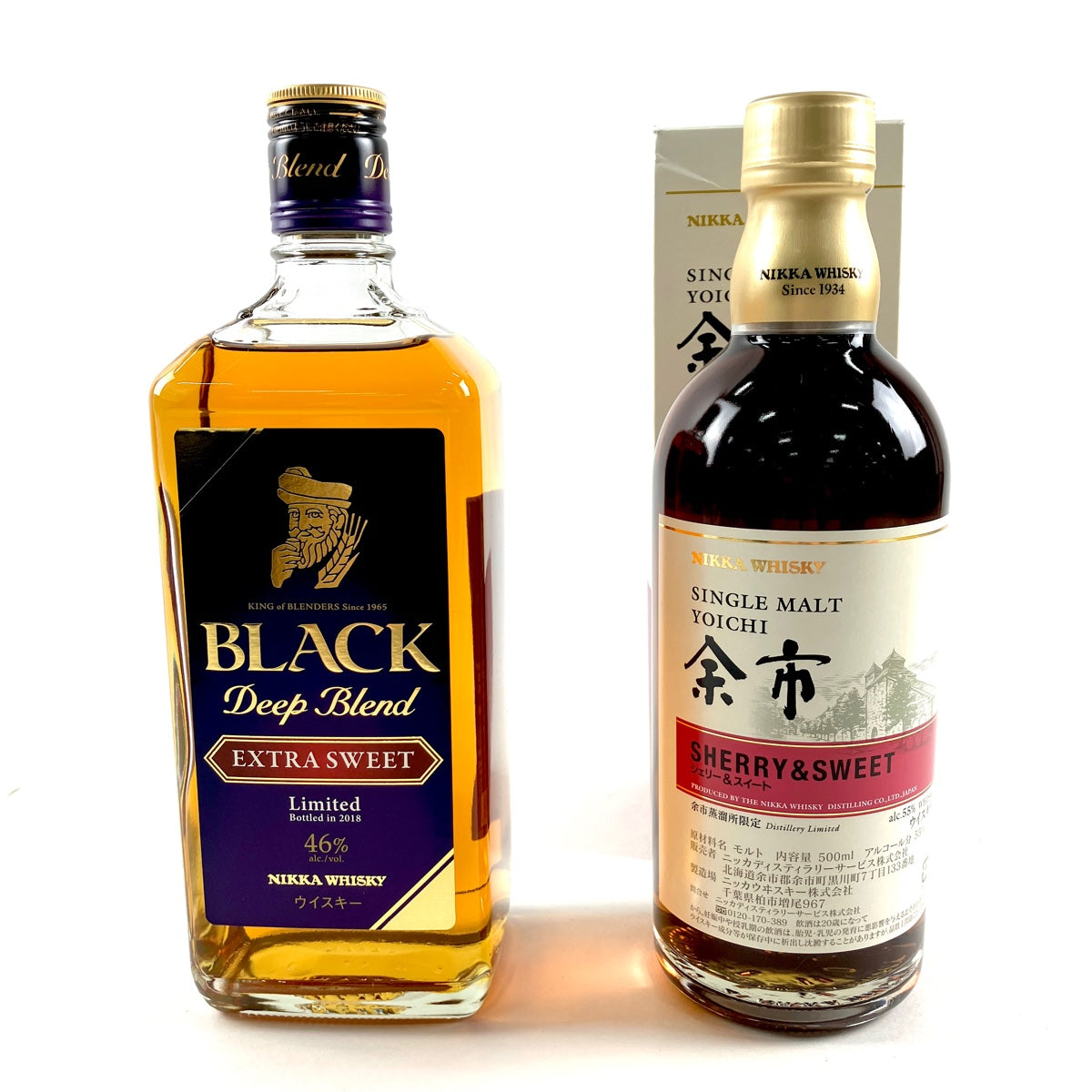 ニッカウイスキー シングルモルト余市 シェリー&スイート 500ml