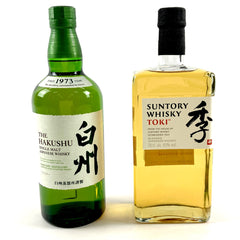 【東京都内限定お届け】 2本 サントリー SUNTORY サントリー 白州 シングルモルト ジャパニーズ 季 700ml ウイスキー セット 【古酒】 liqbb