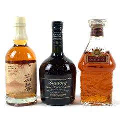 【東京都内限定お届け】 3本 キリン サントリー 750ml ウイスキー セット 【古酒】 liqbb