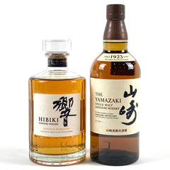 【東京都内限定お届け】 2本 サントリー SUNTORY 響 ジャパニーズハーモニー 山崎 シングルモルト ジャパニーズ 700ml ウイスキー セット 【古酒】 liqbb