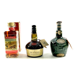 3本 McGUINNESS ダンヒル シーバスブラザーズ スコッチ カナディアン 750ml ウイスキー セット 【古酒】