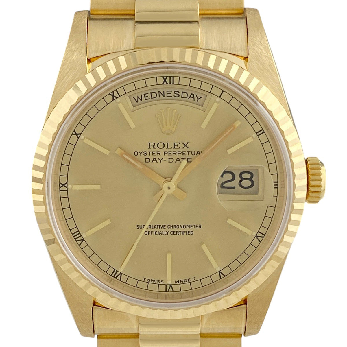 ROLEX デイデイト 自動巻き 腕時計 ロレックス デイデイト オイスターパーペチュアル 腕時計 18金