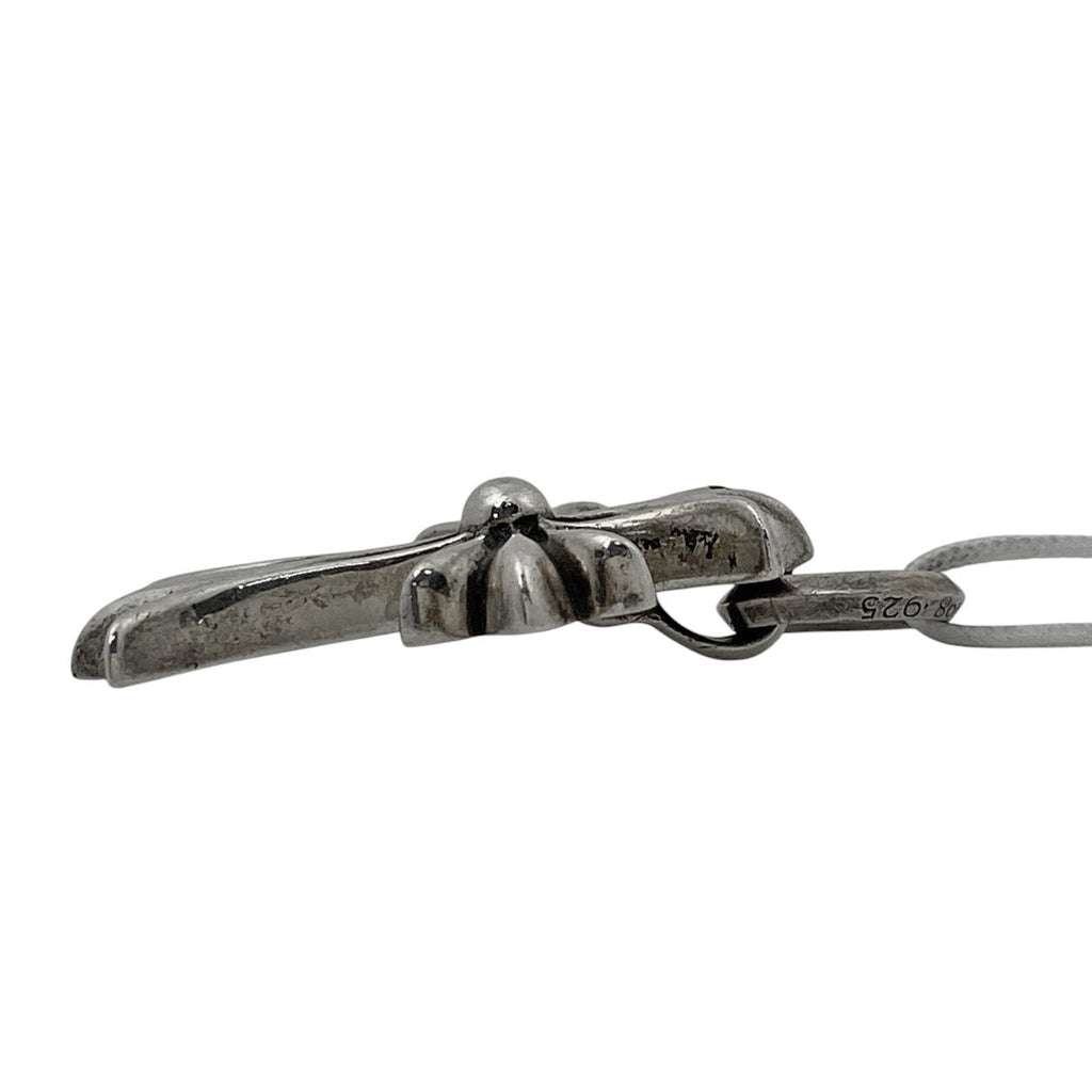 クロムハーツ スモール CH クロス ペンダントトップ 十字架 チャーム ペンダントトップ シルバー925 シルバー メンズ 【中古】 bracc