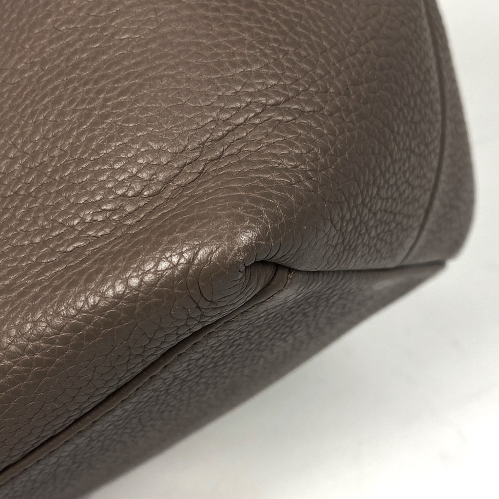 バリー ロゴ ハンドバッグ 手提げ ハンドバッグ レザー ブラウン レディース 【中古】brbag