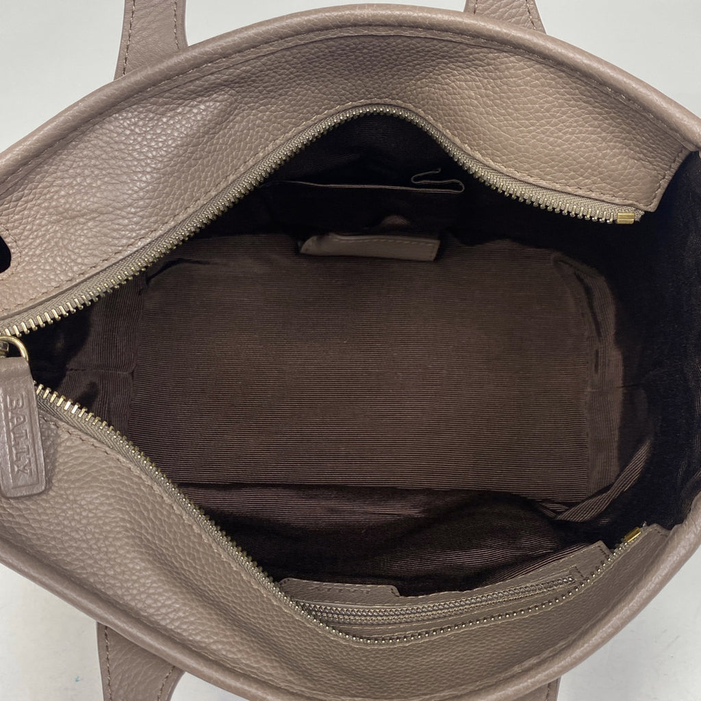 バリー ロゴ ハンドバッグ 手提げ ハンドバッグ レザー ブラウン レディース 【中古】brbag
