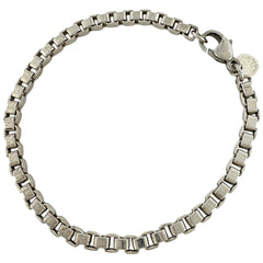 ティファニー ベネチアン ブレスレット 腕輪 チェーン ブレスレット シルバー925 シルバー レディース ブランドアクセサリー 【中古】bracc