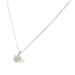 ダイヤモンド デザインネックレス プラチナ ペンダント ネックレス Pt900 Pt850 ダイヤモンド レディース 【中古】nbjwl