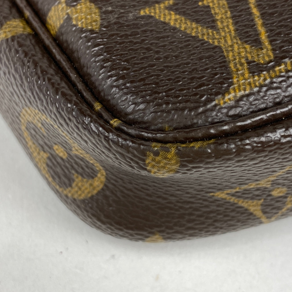 ルイ・ヴィトン ポシェット アクセソワール メイク コスメ 2WAY ショルダーバッグ アクセサリーポーチ モノグラム ブラウン M51980 レディース 【中古】brbag