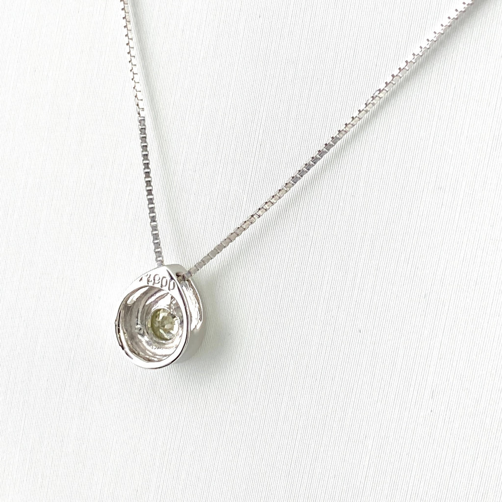 ダイヤモンド デザインネックレス プラチナ WG ホワイトゴールド ペンダント ネックレス Pt900 K18 WG レディース 【中古】nbjwl