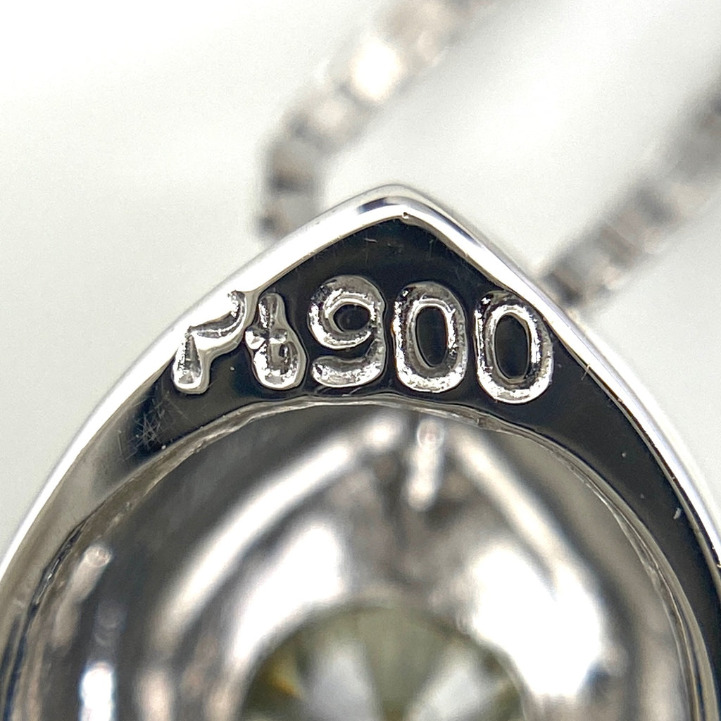 ダイヤモンド デザインネックレス プラチナ WG ホワイトゴールド ペンダント ネックレス Pt900 K18 WG レディース 【中古】nbjwl