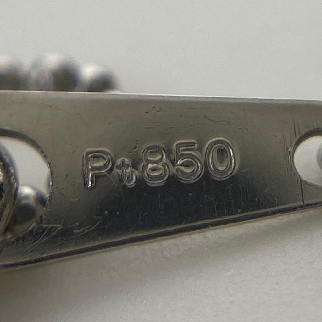 【在庫一掃】 サファイア デザインネックレス プラチナ ペンダント メレダイヤ ダイヤモンド ネックレス Pt900 Pt850 サファイア レディース 【中古】nbjwl