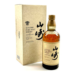 【東京都内限定お届け】 サントリー SUNTORY 山崎 12年 ピュアモルト 華 750ml 国産ウイスキー 【古酒】