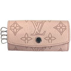 ルイ・ヴィトン ミュルティクレ 4 キーホルダー キーフック キーケース モノグラムマヒナ マグノリア(ピンク) M64056 レディース 【中古】 brbag