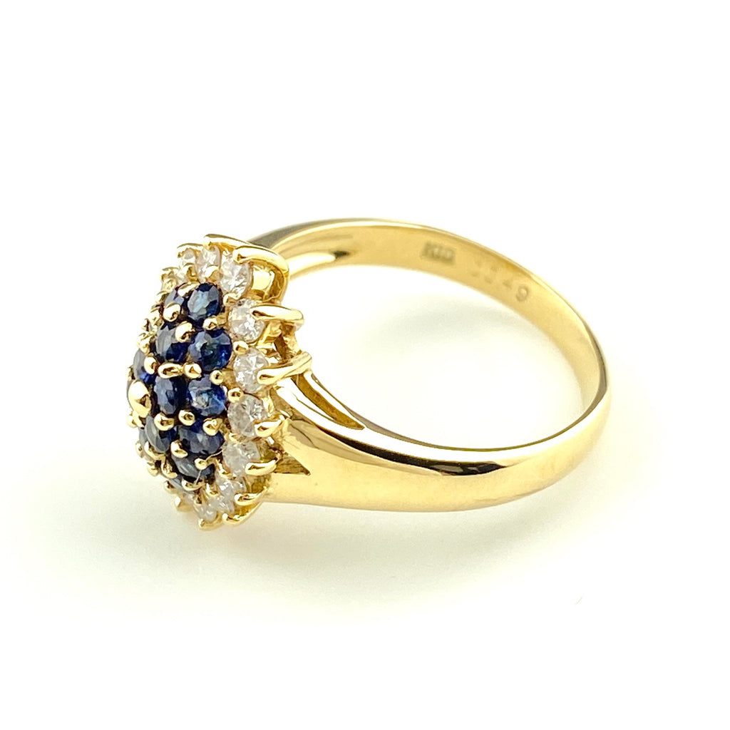 K18 YG サファイア リング 11.5号  0.92CT レディース 中古 nbjwl