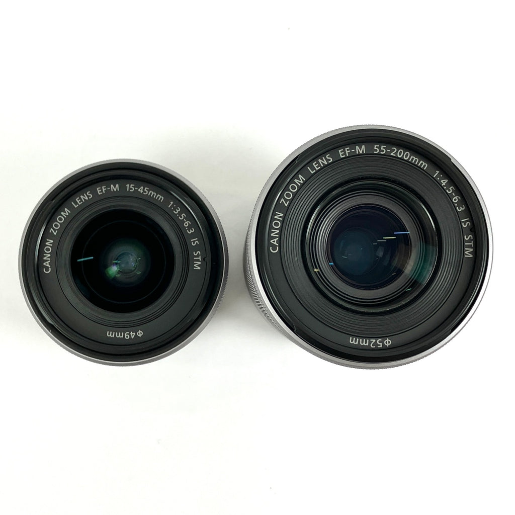 キヤノン Canon EOS M200 ダブルズームキット ホワイト デジタル ミラーレス 一眼カメラ 【中古】cambb