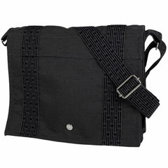 エルメス エールライン バサスPM Hロゴ ショルダーバッグ ナイロンキャンバス グレー レディース 【中古】brbag