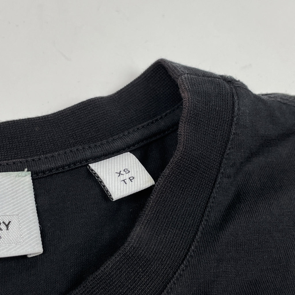 バーバリー TBロゴ Tシャツ クルーネック トップス 半袖Ｔシャツ コットン ブラック メンズ 【中古】brapp