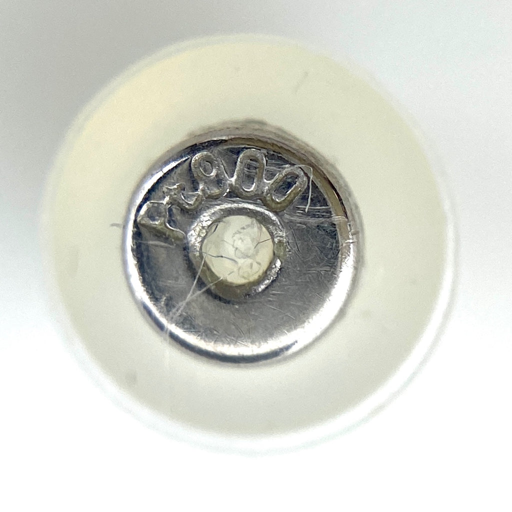 フラワーモチーフ デザインピアス WG ホワイトゴールド プラチナ メレダイヤ 花 ダイヤモンド ピアス K18 WG Pt900 レディース 【中古】nbjwl