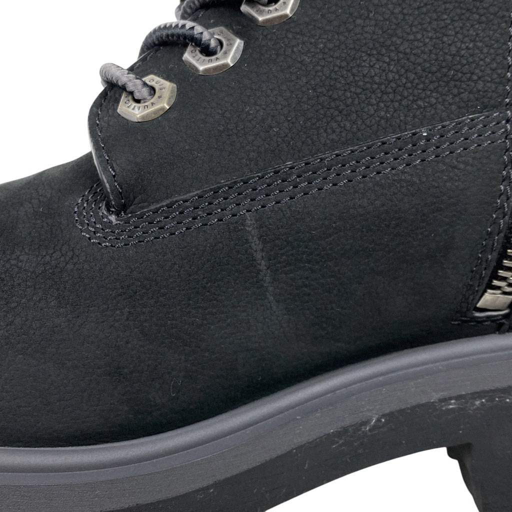 ルイ・ヴィトン 6インチ アンクル ブーツ Timberland モノグラムエクリプス サイドジップ 靴 ショートブーツ レザー ブラック メンズ 【中古】brapp