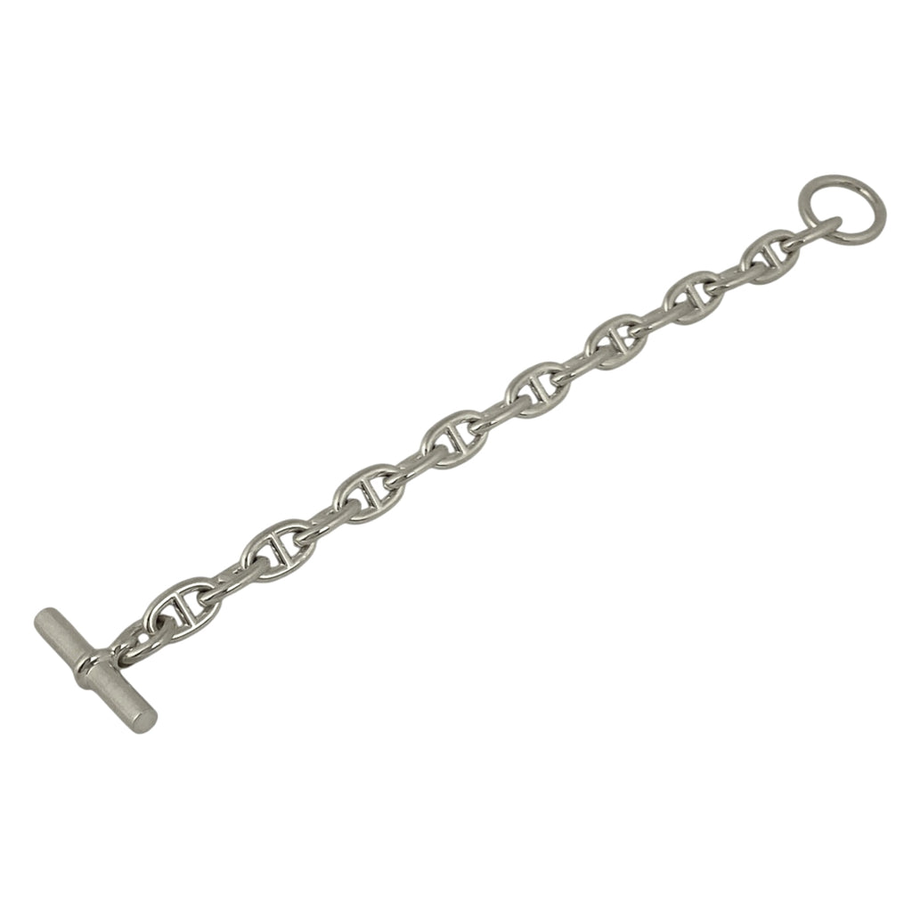 エルメス シェーヌダンクル MM 16コマ ブレスレット シルバー925 シルバー レディース 【中古】bracc