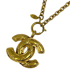 シャネル ココマーク チェーン ネックレス マトラッセ ネックレス GP ゴールド レディース 【中古】bracc