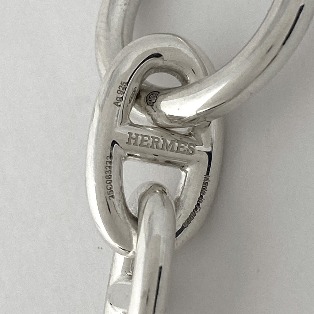 エルメス シェーヌダンクル PM 16コマ ブレスレット シルバー925 シルバー レディース 【中古】bracc